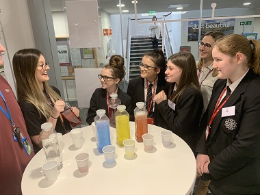 Great Sankey High School pupils see how water is tested